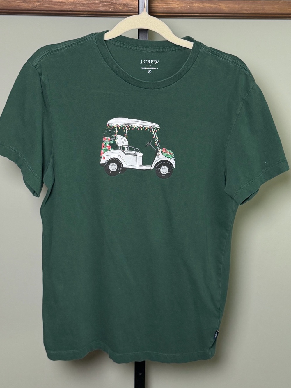 J.Crew Graphic Short Sleeve Tee Holiday Christmas Size Small